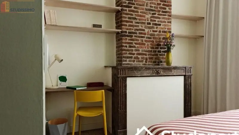 Studio 13m² Lille 59800 - Meublé, DPE A - Photo 2