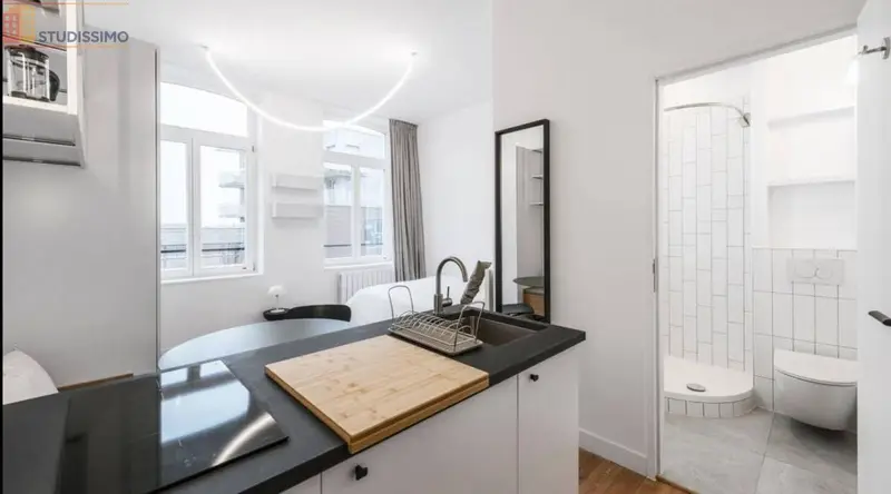 Studio meublé 16m² Lille centre - Calme, lumineux - Photo 6
