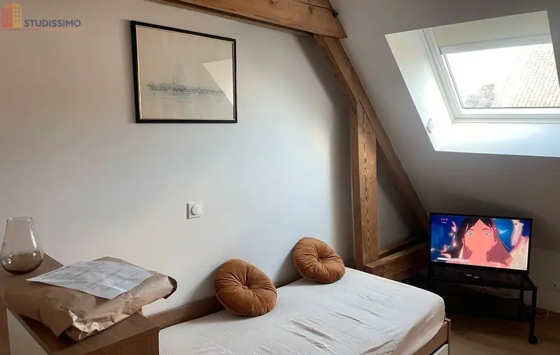 Studio meublé 25m² Douai - Pour étudiants, en dernier étage - Photo 3