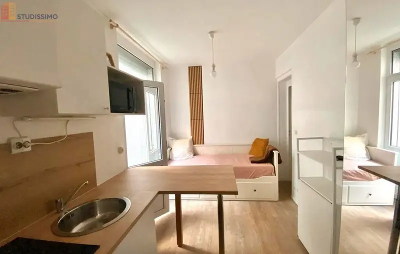 Studio meublé 13m² Lille 59800 - Cosy, terrasse extérieure - Photo 8