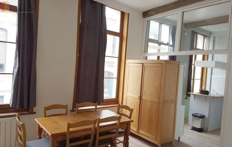 Studio meublé 33m² Valenciennes - Lumineux, meublé - Photo 2