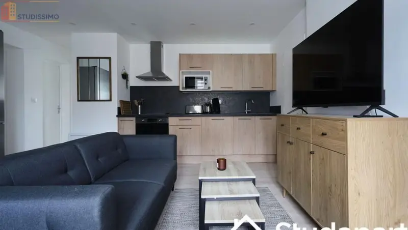 Studio meublé 9m² Lille 59000 - Meublé, DPE A - Photo 1