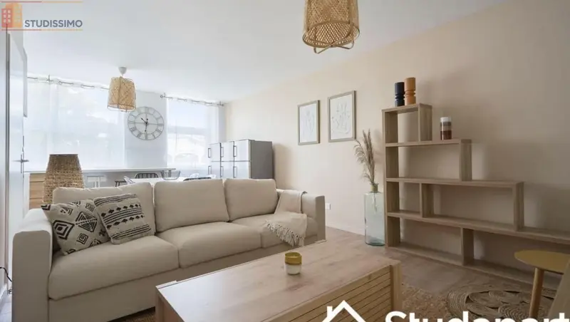 Studio meublé 9m² Lille 59000 - Meublé, DPE A - Photo 3