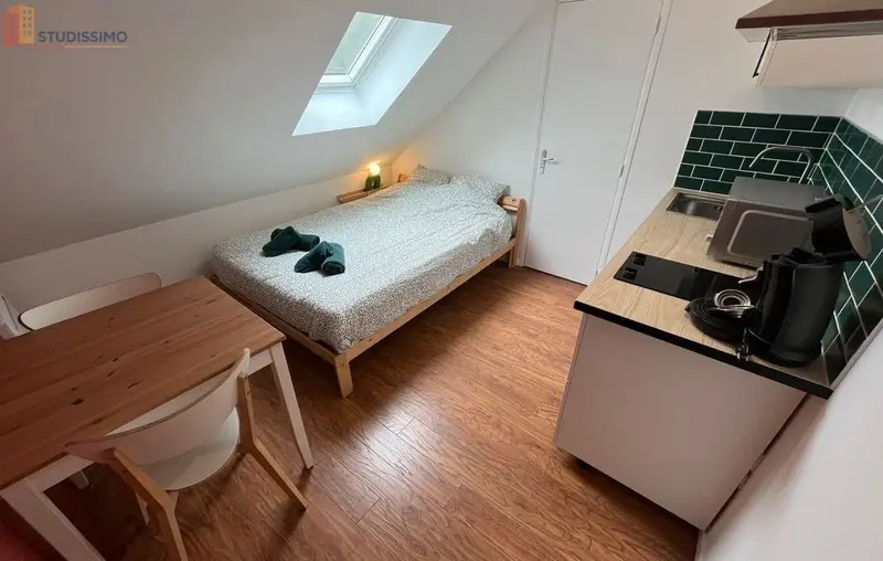 Studio meublé 20m² Valenciennes centre - Lumineux - Photo 3