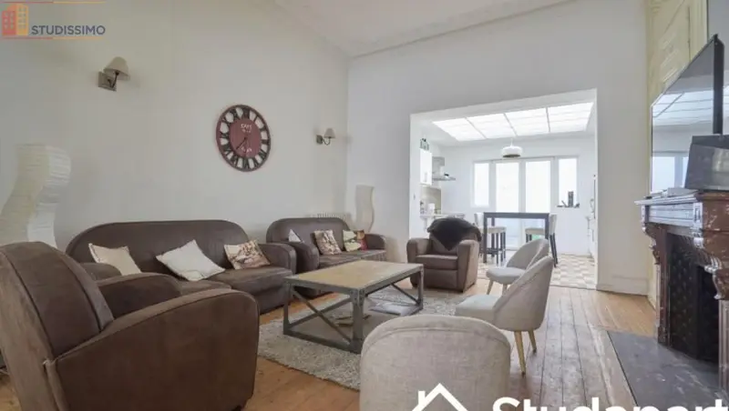 Studio meublé 8m² Lille 59000 - Meublé, lumineux - Photo 6