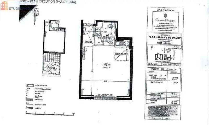 Studio 35m² Chantilly - Lumineux, proche centre-ville - Photo 3