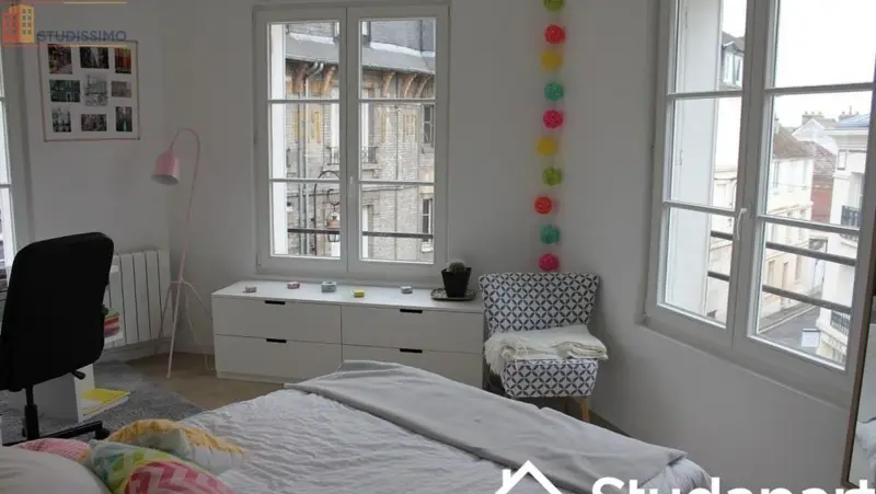 Studio meublé 11m² Compiègne - Meublé, DPE A - Photo 2
