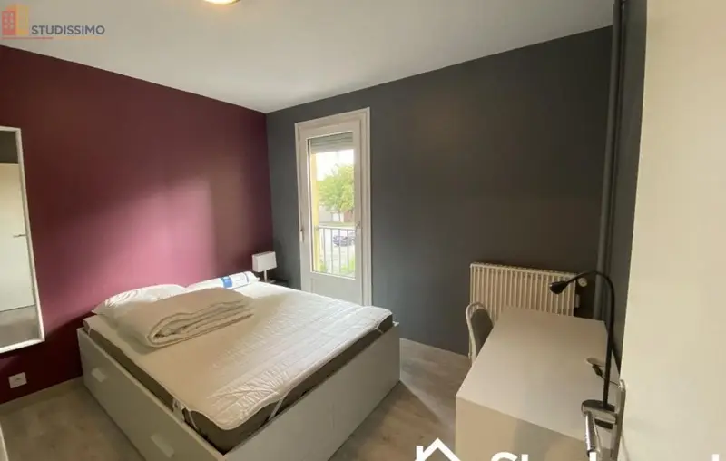 Studio meublé 10m² Compiègne 60200 - Lumineux, DPE A - Photo 8