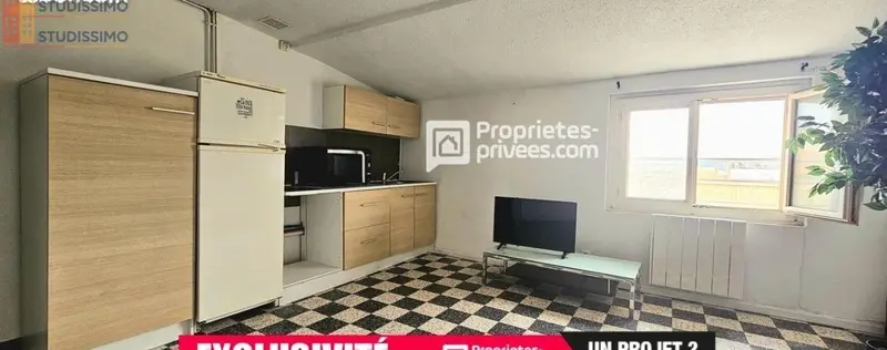 Studio 24m² Port-la-Nouvelle - Dernier étage, lumineux - Photo 4
