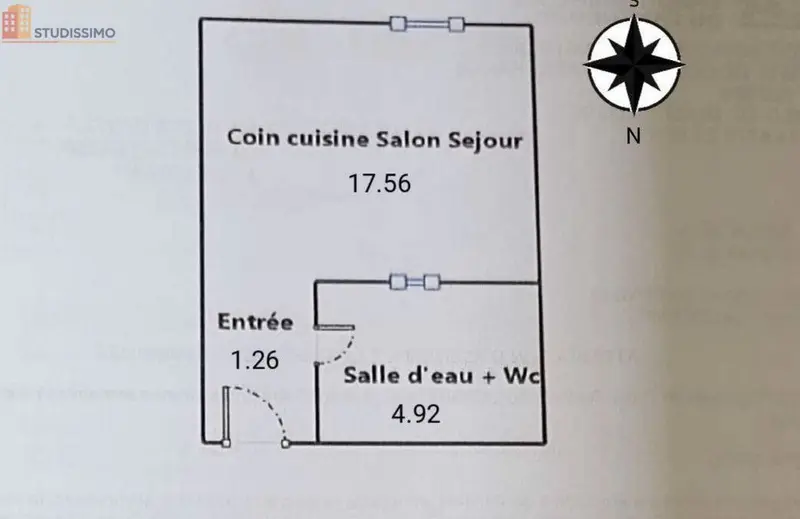 Studio 24m² Port-la-Nouvelle - Dernier étage, lumineux - Photo 2