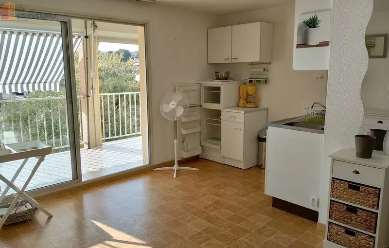 Studio 20m² Gruissan - Lumineux, terrasse - Photo 1