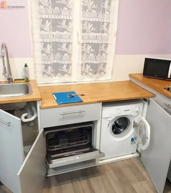 Studio meublé 19m² Beauvais centre - Calme, lumineux - Photo 2