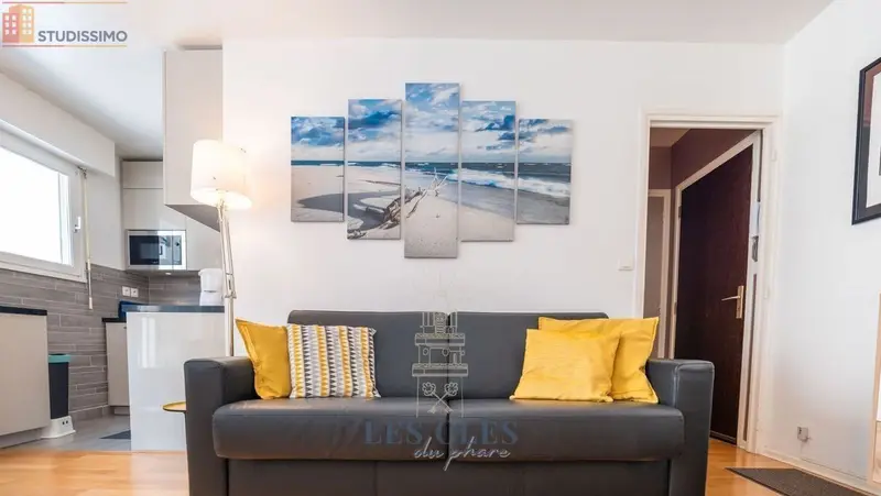 Studio 26m² Le Touquet-Paris-Plage - Meublé, DPE D - Photo 6