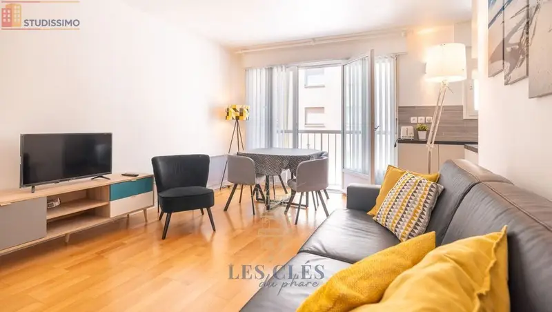Studio 26m² Le Touquet-Paris-Plage - Meublé, DPE D - Photo 1