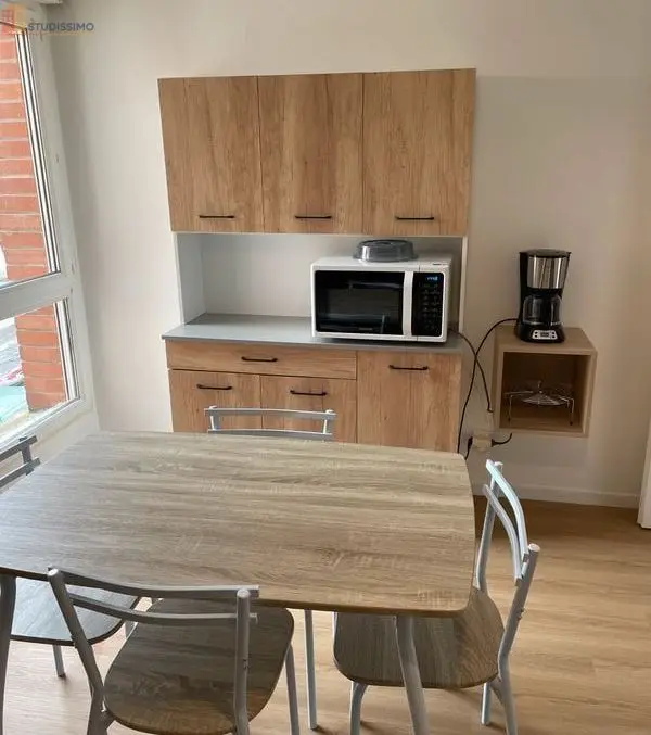Studio meublé 21m² Arras - Meublé, DPE D - Photo 2