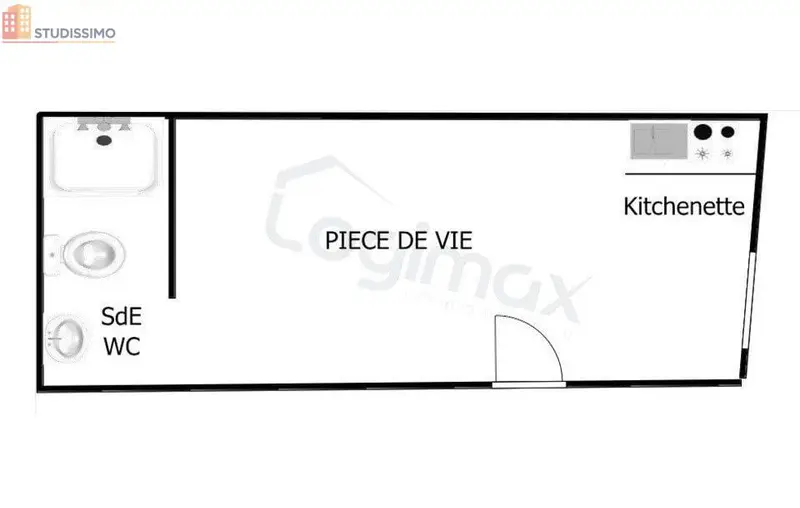 Studio 12m² La Rochelle - DPE D - Photo 3