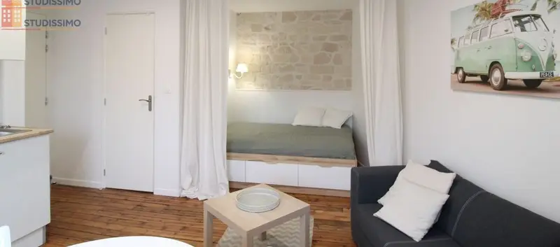 Studio 20m² Arras - Meublé, DPE D - Photo 1