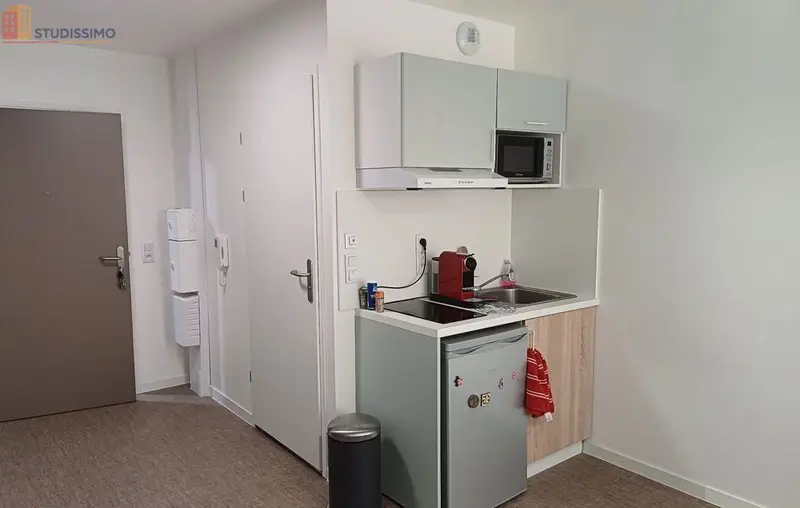 Studio meublé 19m² Lens 62300 - Meublé, adapté étudiant - Photo 16