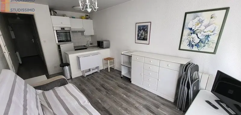 Studio meublé 26m² Le Touquet-Paris-Plage - Meublé, DPE D - Photo 6
