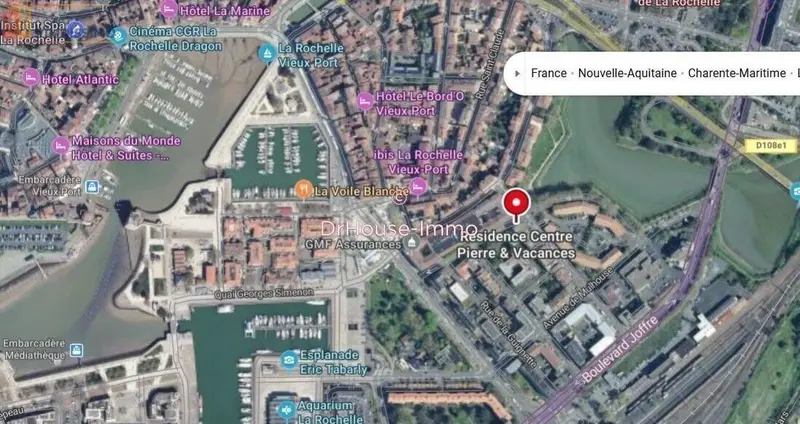 Studio 24m² La Rochelle - Étage élevé, lumineux - Photo 3
