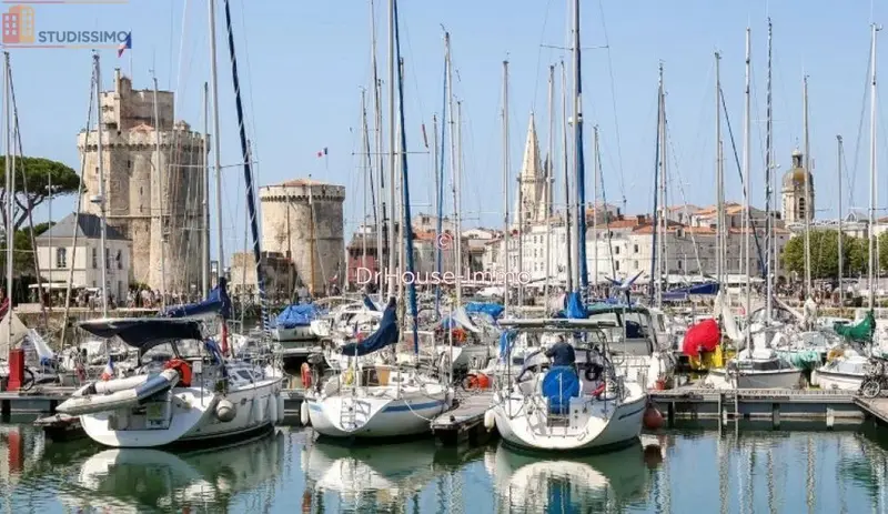 Studio 24m² La Rochelle - Étage élevé, lumineux - Photo 1