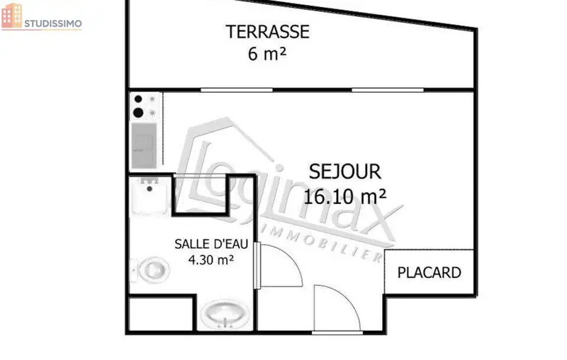 Studio 20m² La Rochelle centre - Lumineux - Photo 6