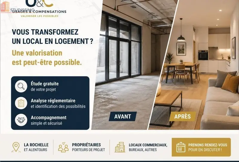 Studio 30m² La Rochelle 17000 - Projet de transformation - Photo 1