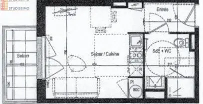 Studio 25m² La Rochelle - DPE C, 1er étage - Photo 1
