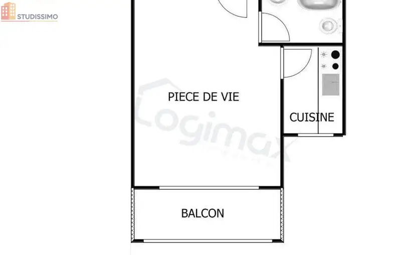 Studio 23m² La Rochelle - 1er étage, lumineux - Photo 3