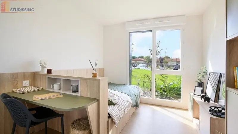 Studio meublé 20m² Tarbes - Lumineux, DPE A - Photo 1