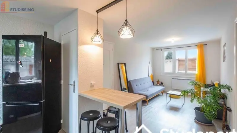 Studio meublé 21m² Tarbes - Lumineux, DPE A - Photo 2