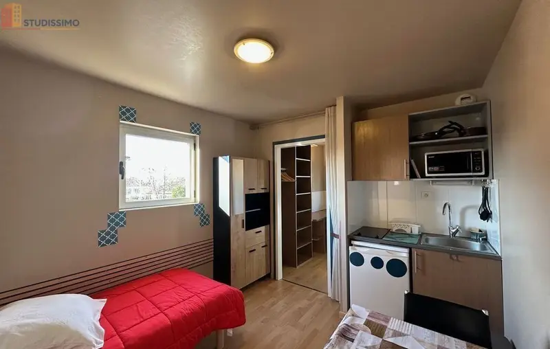 Studio meublé 16m² Tarbes - Meublé, DPE D - Photo 8
