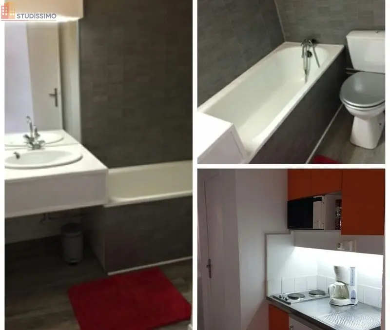 Studio meublé 28m² Bagnères-de-Bigorre - Place de parking, 7e étage - Photo 2