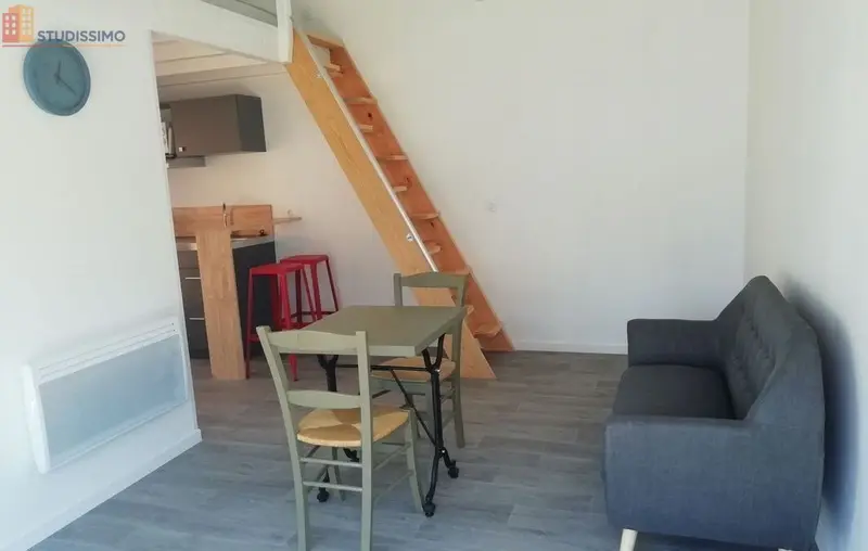Studio meublé 25m² Tarbes - Meublé, DPE C - Photo 1