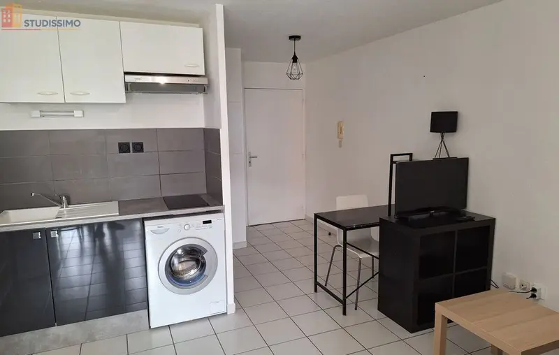 Studio meublé 28m² Perpignan 66100 - Terrasse, parking - Photo 2