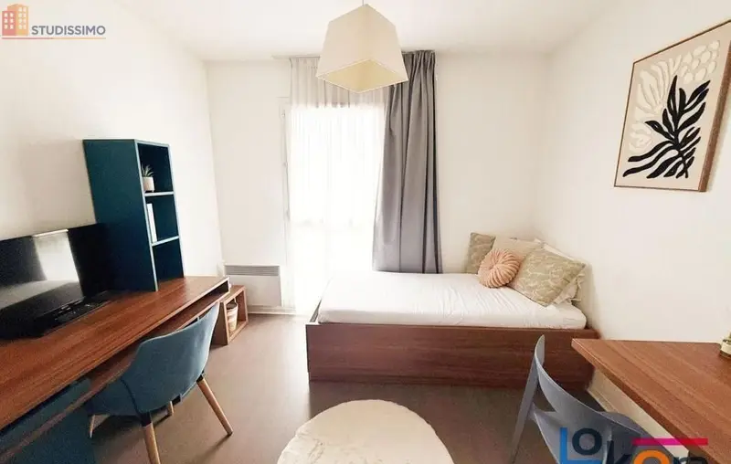 Studio meublé 18m² Perpignan 66100 - Meublé, 2e étage - Photo 2