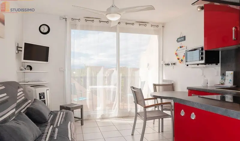 Studio meublé 21m² Canet-en-Roussillon - Idéal étudiants - Photo 2