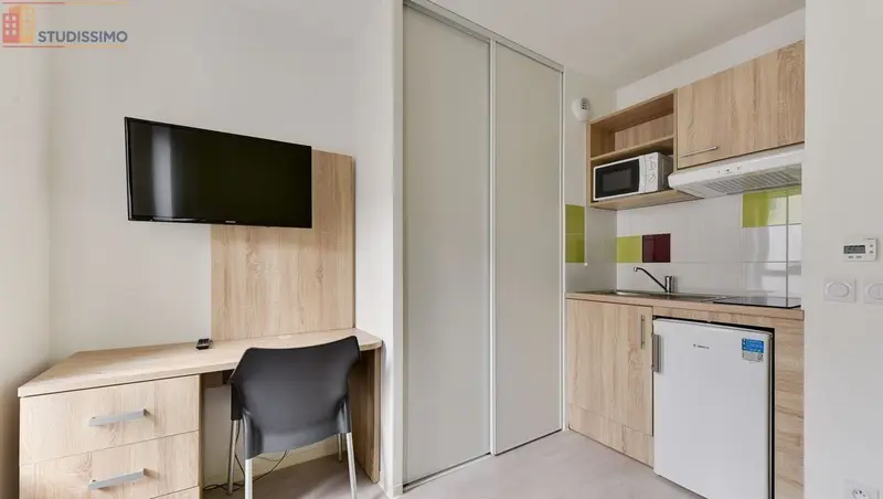 Studio meublé 16m² Perpignan - Résidence étudiante, proche conservatoire - Photo 13