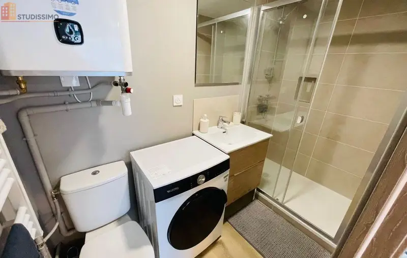 Studio meublé 17m² Clermont-Ferrand 63000 - Terrasse, climatisation - Photo 2