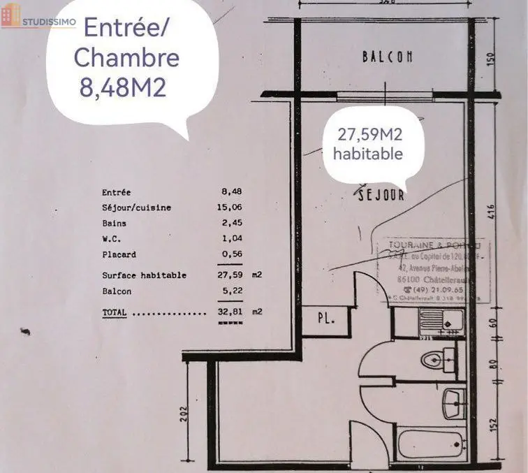 Studio 28m² Saint-Georges-de-Didonne - Bord de mer, balcon terrasse - Photo 1