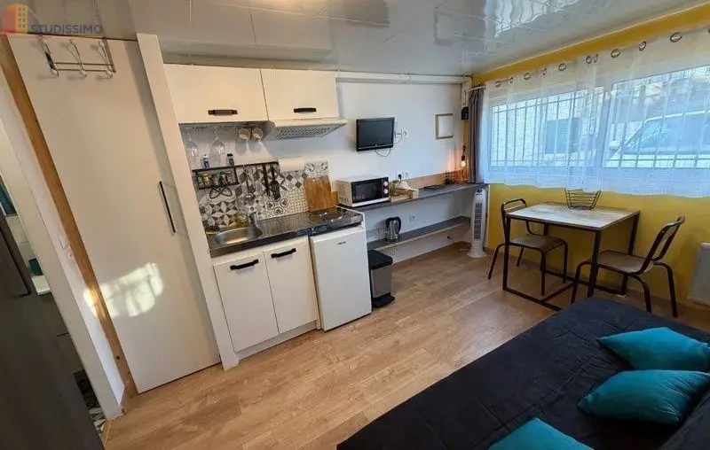 Studio meublé 16m² Perpignan 66100 - Rénové, idéal étudiant - Photo 1