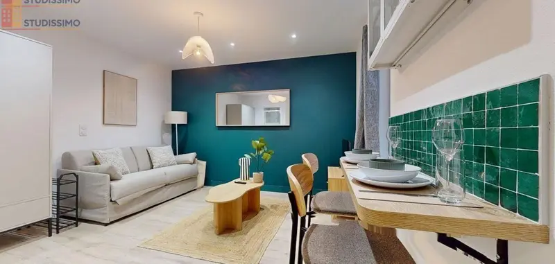 Studio meublé 18m² Clermont-Ferrand - Meublé, DPE C - Photo 2