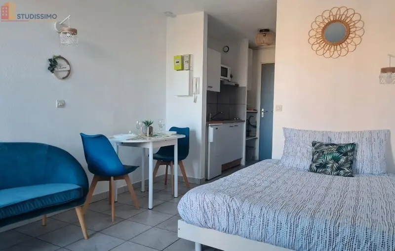 Studio 19m² Perpignan 66100 - Lumineux, meublé - Photo 4