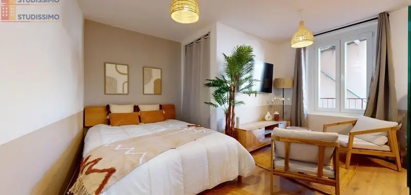 Studio meublé 22m² Clermont-Ferrand - Meublé, DPE C - Photo 2