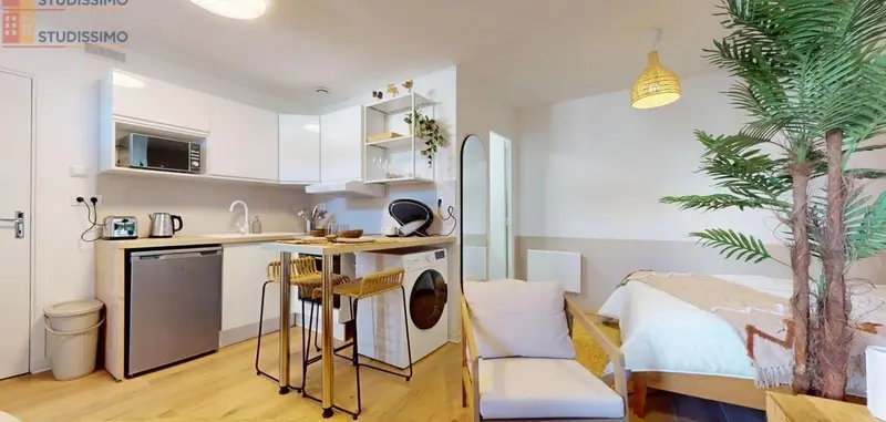 Studio meublé 22m² Clermont-Ferrand - Meublé, DPE C - Photo 1