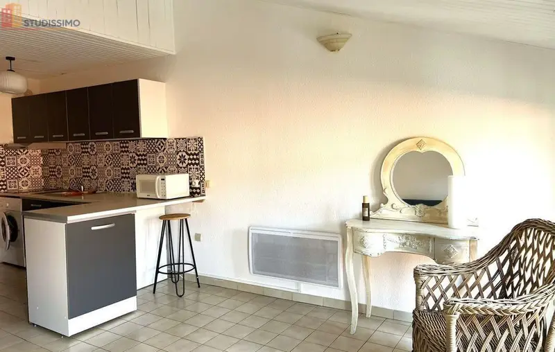 Studio meublé 28m² Perpignan 66000 - Calme, dernier étage - Photo 3