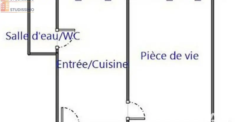 Studio 25m² Bourges - Aucun caractère mentionné - Photo 1