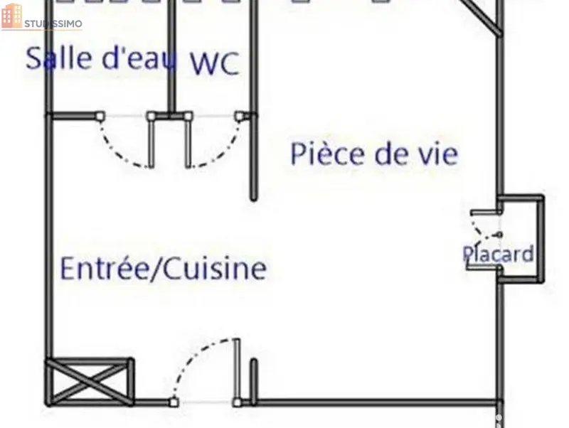 Studio 27m² Bourges - Lumineux, calme - Photo 1