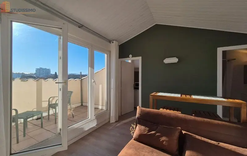Studio meublé 24m² Perpignan 66100 - Terrasse, proche universités - Photo 4