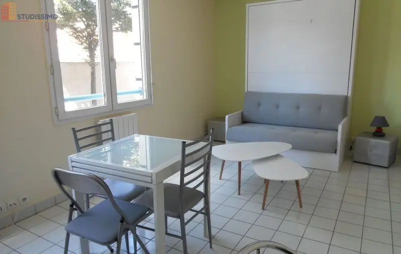 Studio meublé 32m² Clermont-Ferrand 63100 - Parking, cave - Photo 2